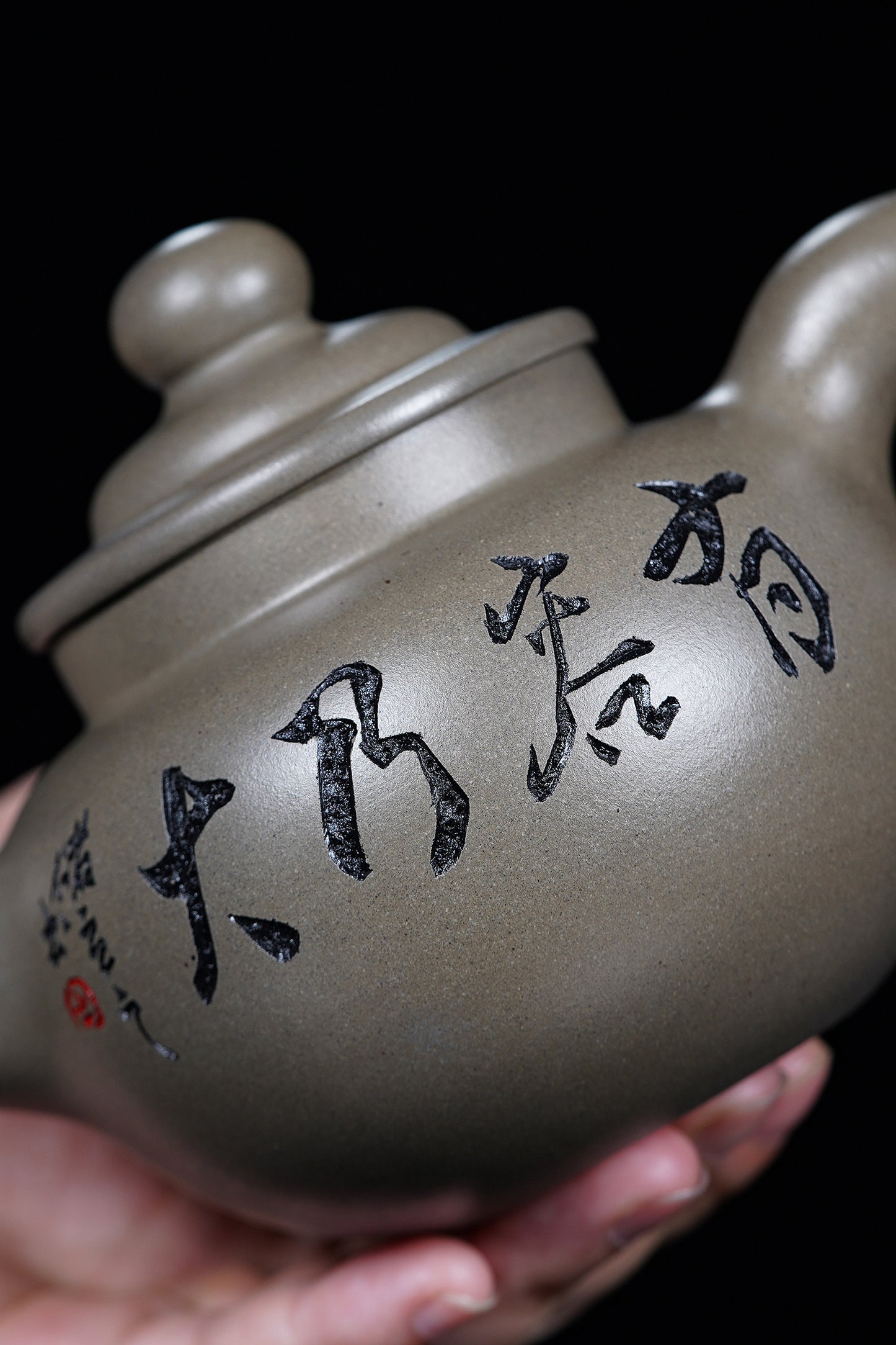 储立之大师｜中国陶瓷艺术终身成就奖获得者｜典藏重器【砥砺壶】原矿优质青段泥·400cc