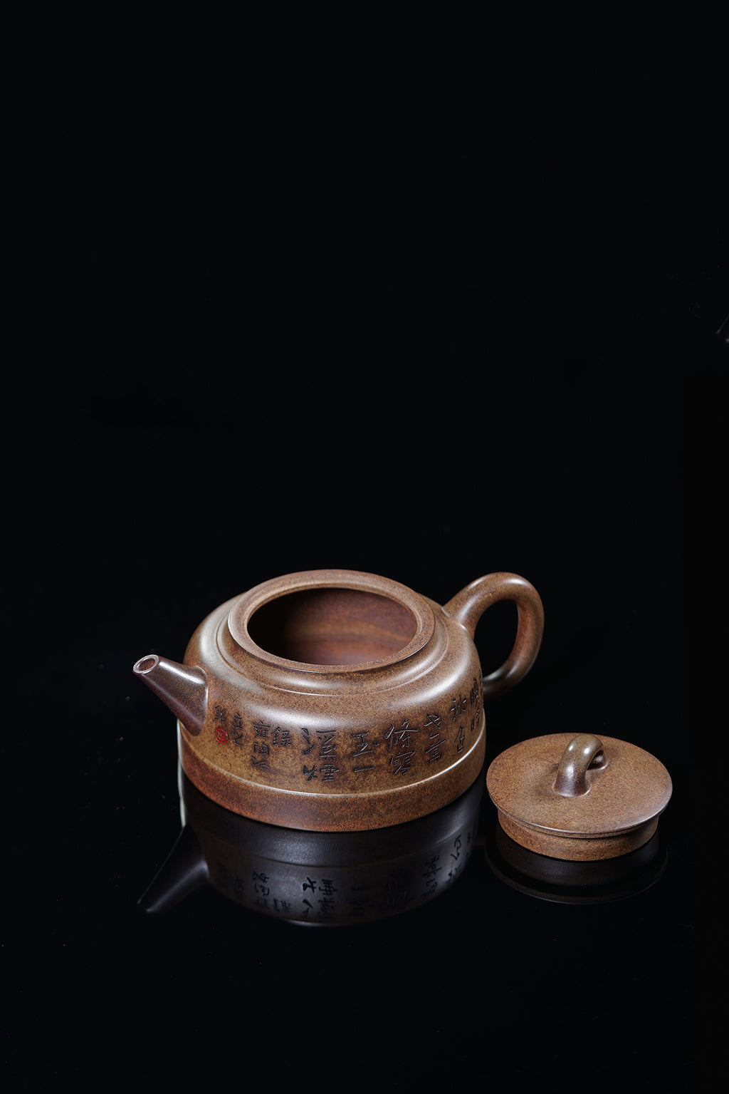 储立之大师｜中国陶瓷艺术终身成就奖获得者｜典藏重器【禅钟壶】原矿优质古玉金砂·550cc