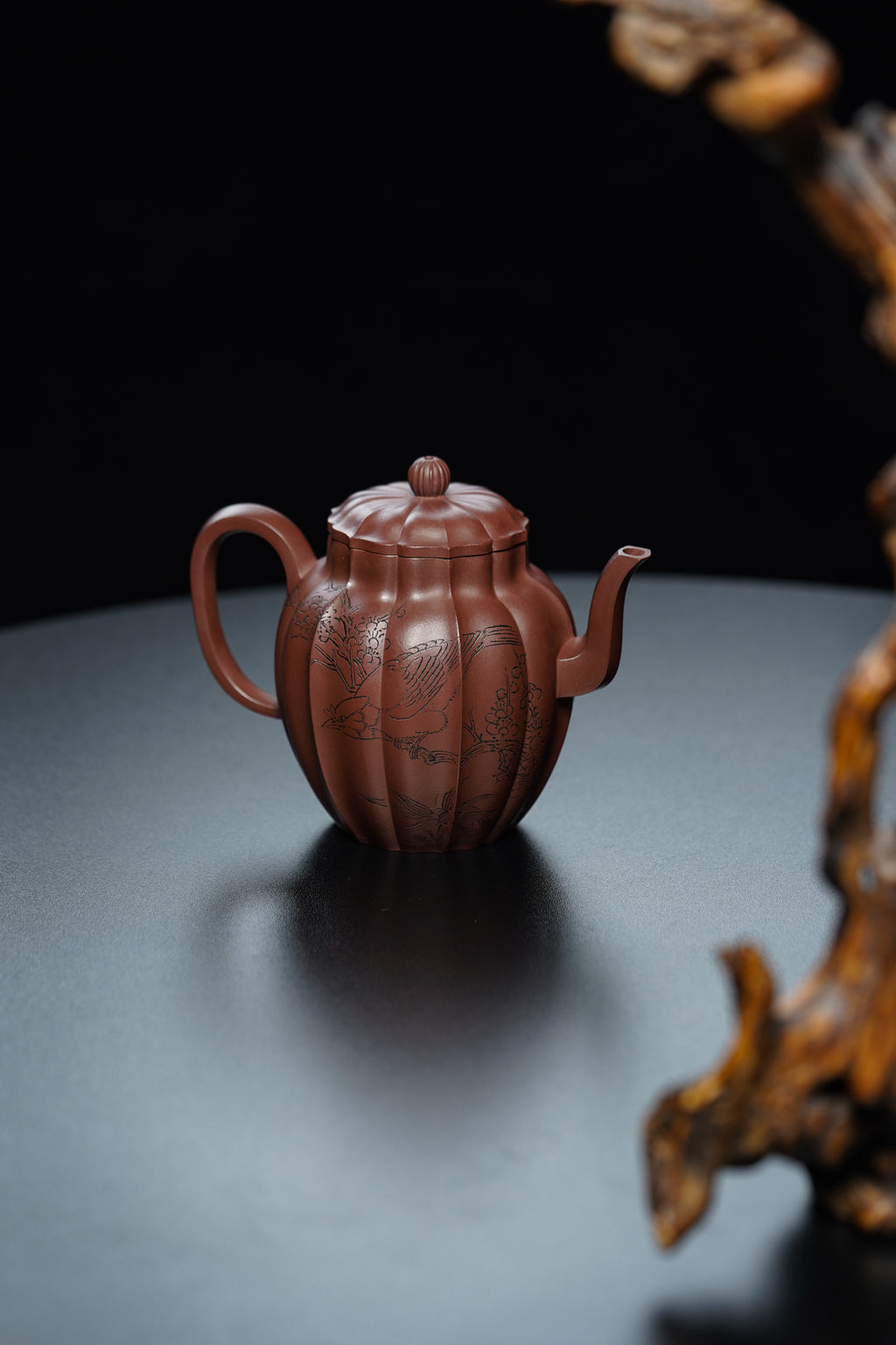 储立之大师｜中国陶瓷艺术终身成就奖获得者｜典藏重器【菊瓣居士套组】原矿优质紫泥·420cc