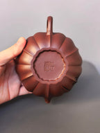中国陶瓷艺术终身成就奖获得者｜典藏重器【筋纹合欢壶】原矿优质紫泥·300cc