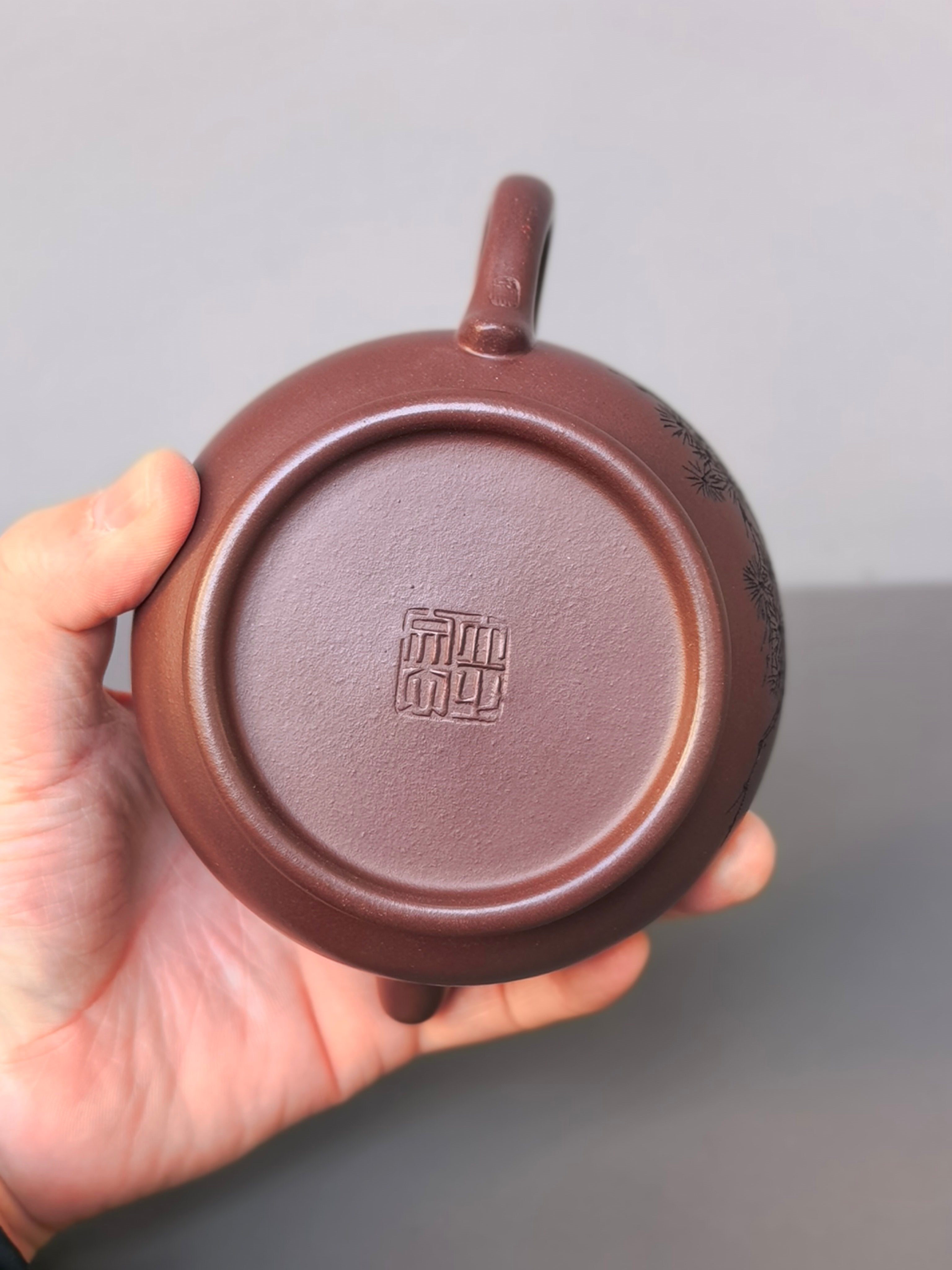 储立之大师｜中国陶瓷艺术终身成就奖获得者｜典藏重器【潘壶】原矿优质底槽清·380cc