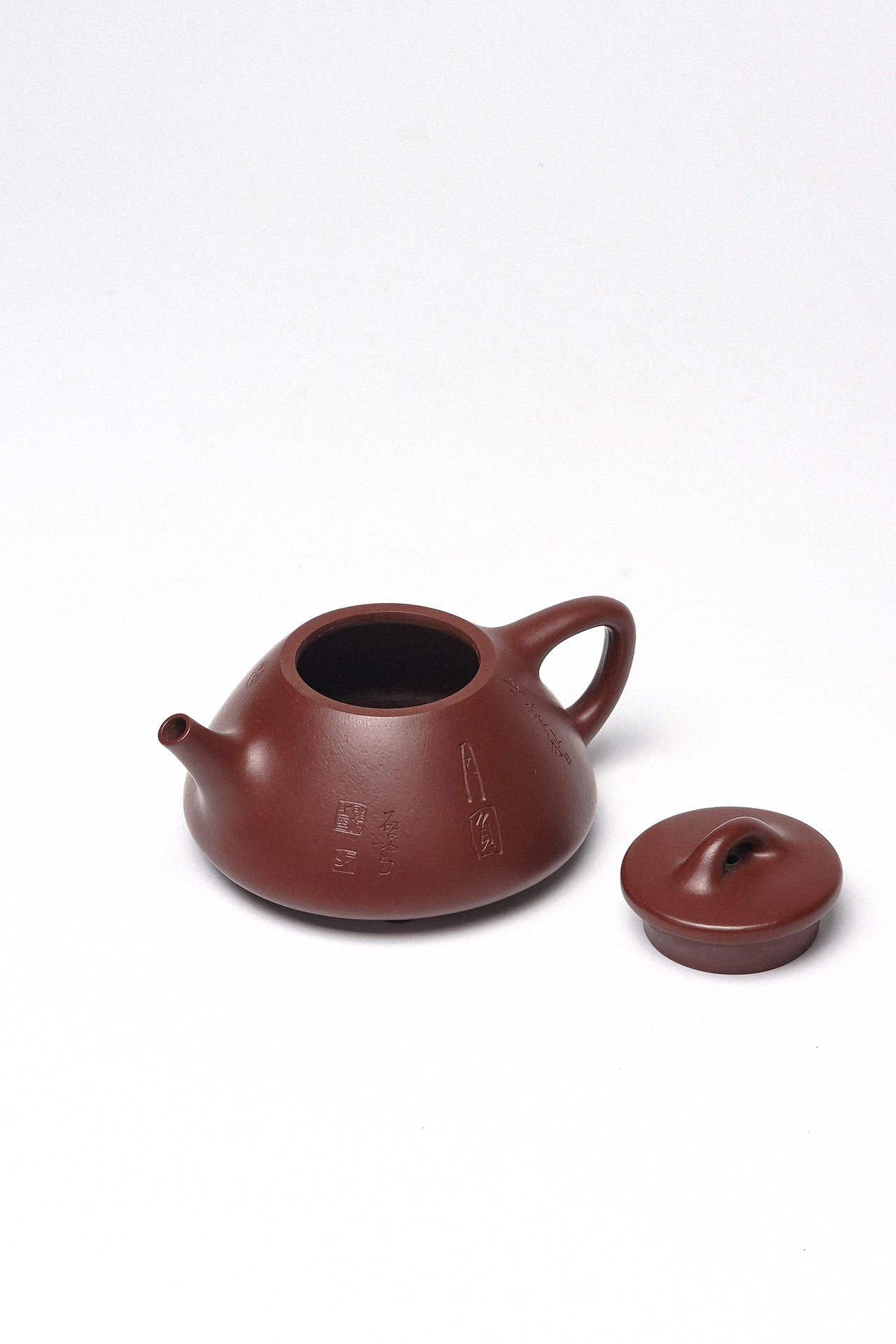 周建春大师扛鼎之作《子冶石瓢壶》原矿优质紫朱泥·120cc 正高级工艺美术师·周建春·制