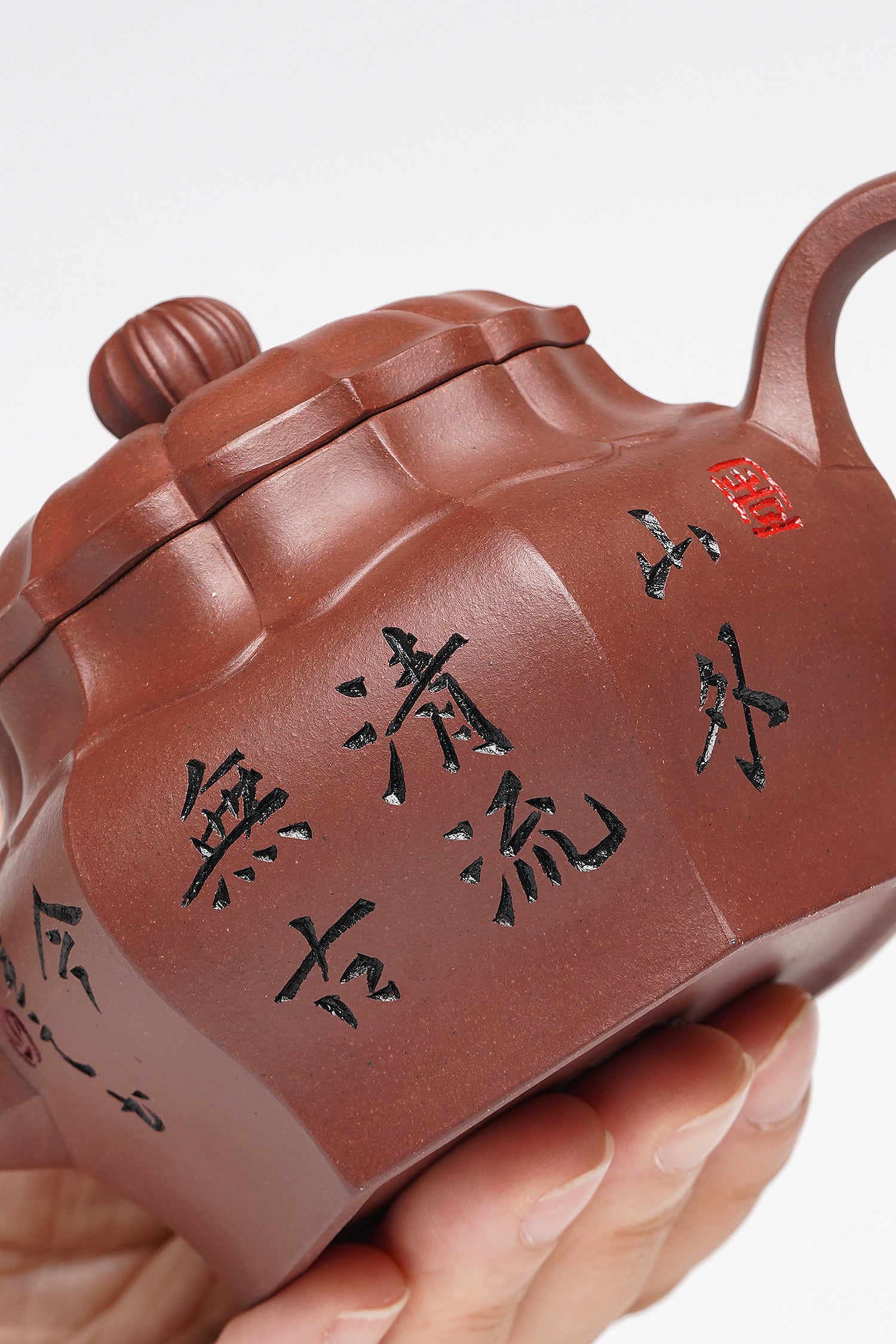 储立之大师｜中国陶瓷艺术终身成就奖获得者｜典藏重器【六方宫灯壶】原矿优质底槽清·200cc