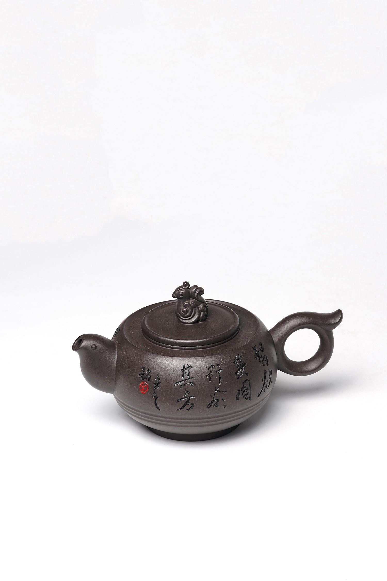 储立之大师 中国陶瓷艺术终身成就奖获得者｜典藏重器【凤凰壶】原矿优质黑泥·580cc