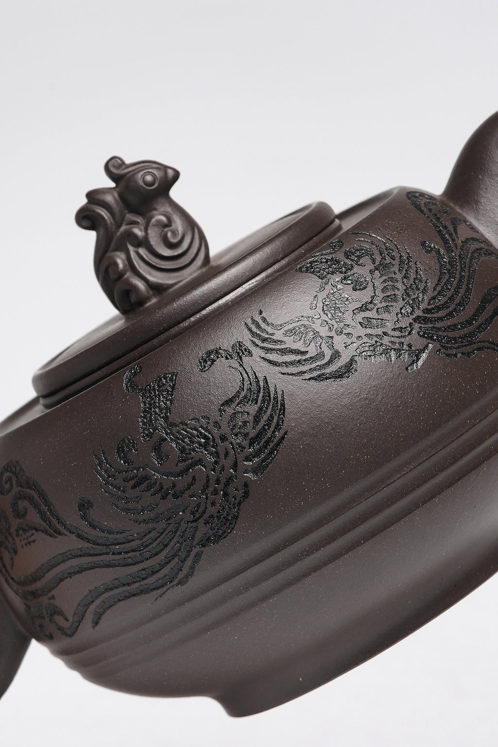 储立之大师 中国陶瓷艺术终身成就奖获得者｜典藏重器【凤凰壶】原矿优质黑泥·580cc