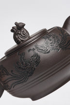 储立之大师 中国陶瓷艺术终身成就奖获得者｜典藏重器【凤凰壶】原矿优质黑泥·580cc