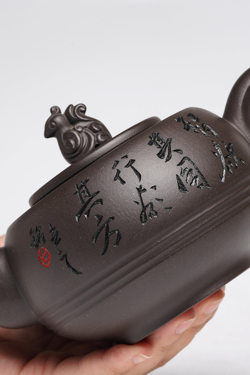 储立之大师 中国陶瓷艺术终身成就奖获得者｜典藏重器【凤凰壶】原矿优质黑泥·580cc