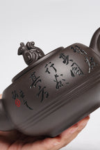储立之大师 中国陶瓷艺术终身成就奖获得者｜典藏重器【凤凰壶】原矿优质黑泥·580cc