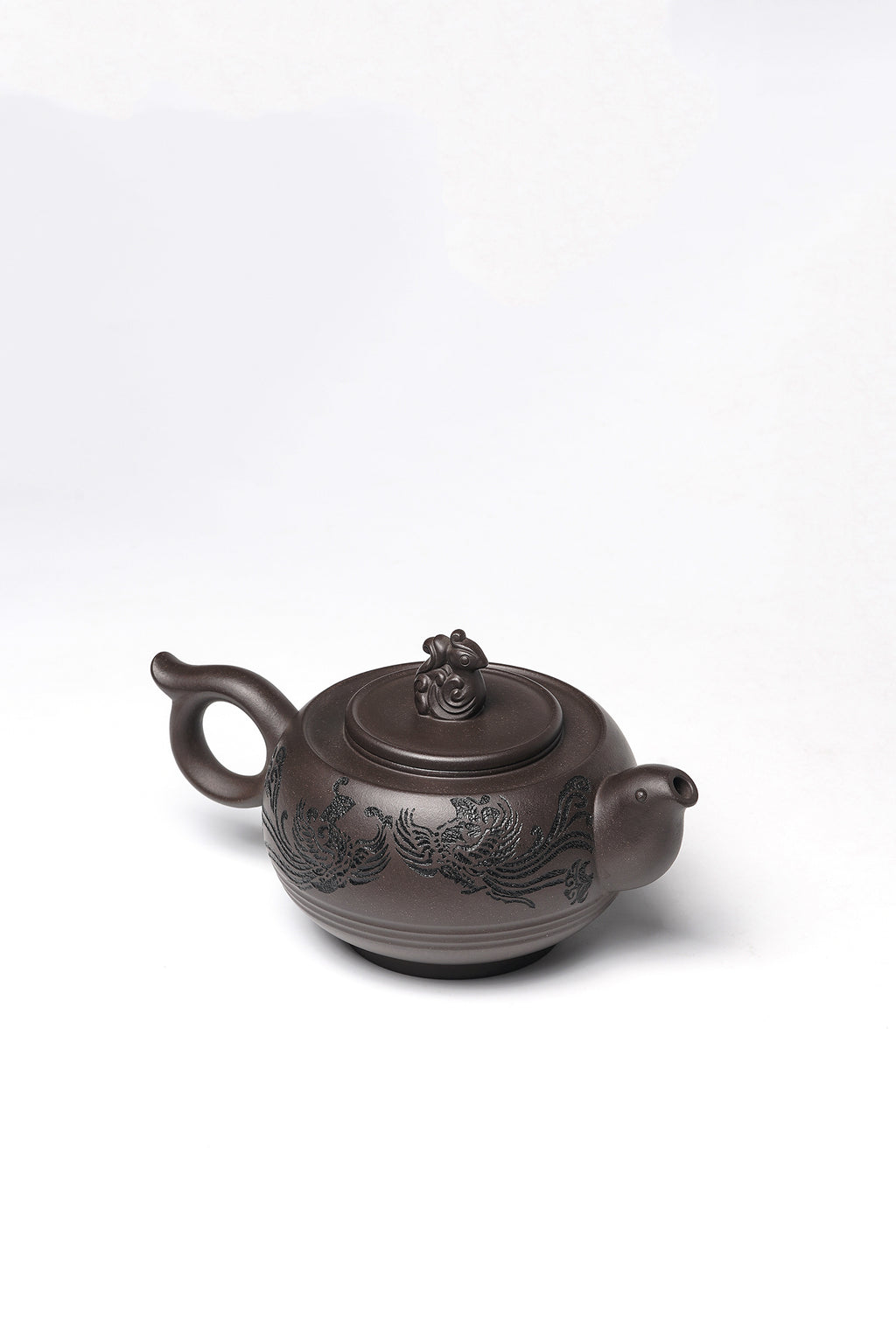 储立之大师 中国陶瓷艺术终身成就奖获得者｜典藏重器【凤凰壶】原矿优质黑泥·580cc
