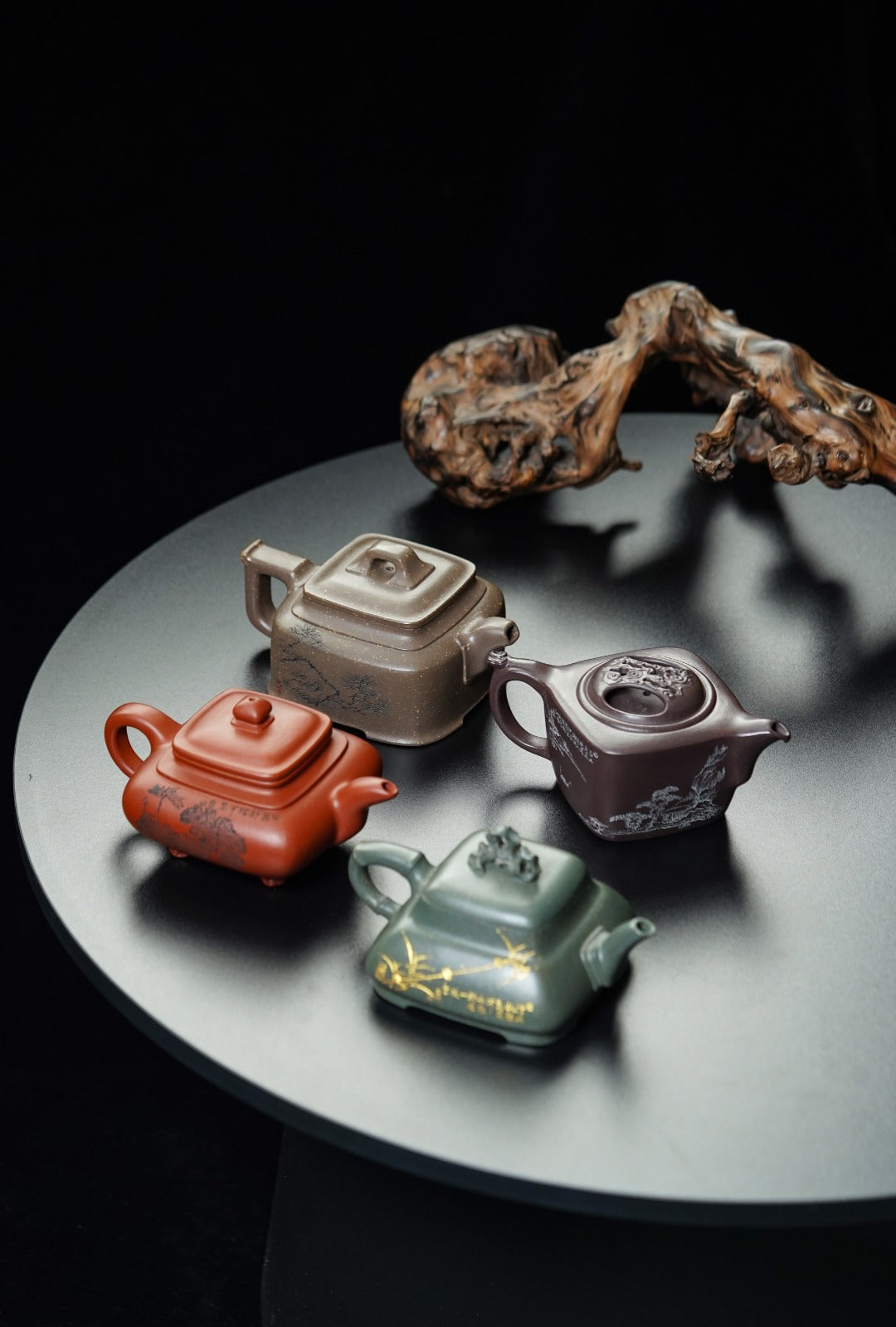 【立之紫砂 礼藏至尊】储立之大师｜2010艺博杯原创参展典藏重器【四季平安套组】壶纳乾坤珍藏组壶