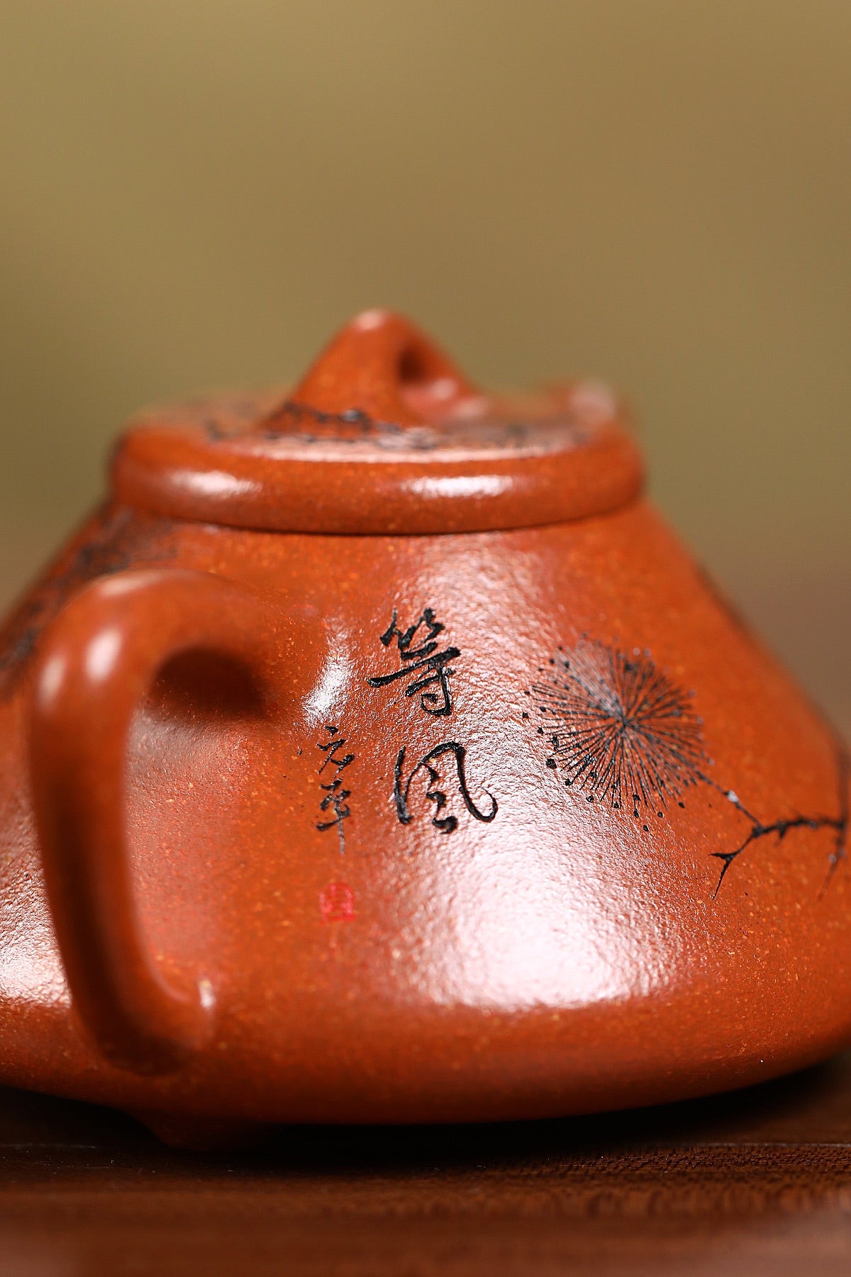江建翔大师嫡传·杜益君全手工巅峰之作《子冶石瓢》原矿极品金降坡·小容量180cc