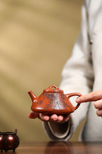 江建翔大师嫡传·杜益君全手工巅峰之作《子冶石瓢》原矿极品金降坡·小容量180cc