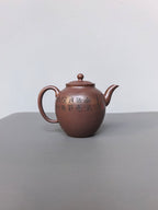 储立之大师｜中国陶瓷艺术终身成就奖获得者｜典藏重器【菱花橄榄壶】原矿优质紫玉金砂·300cc