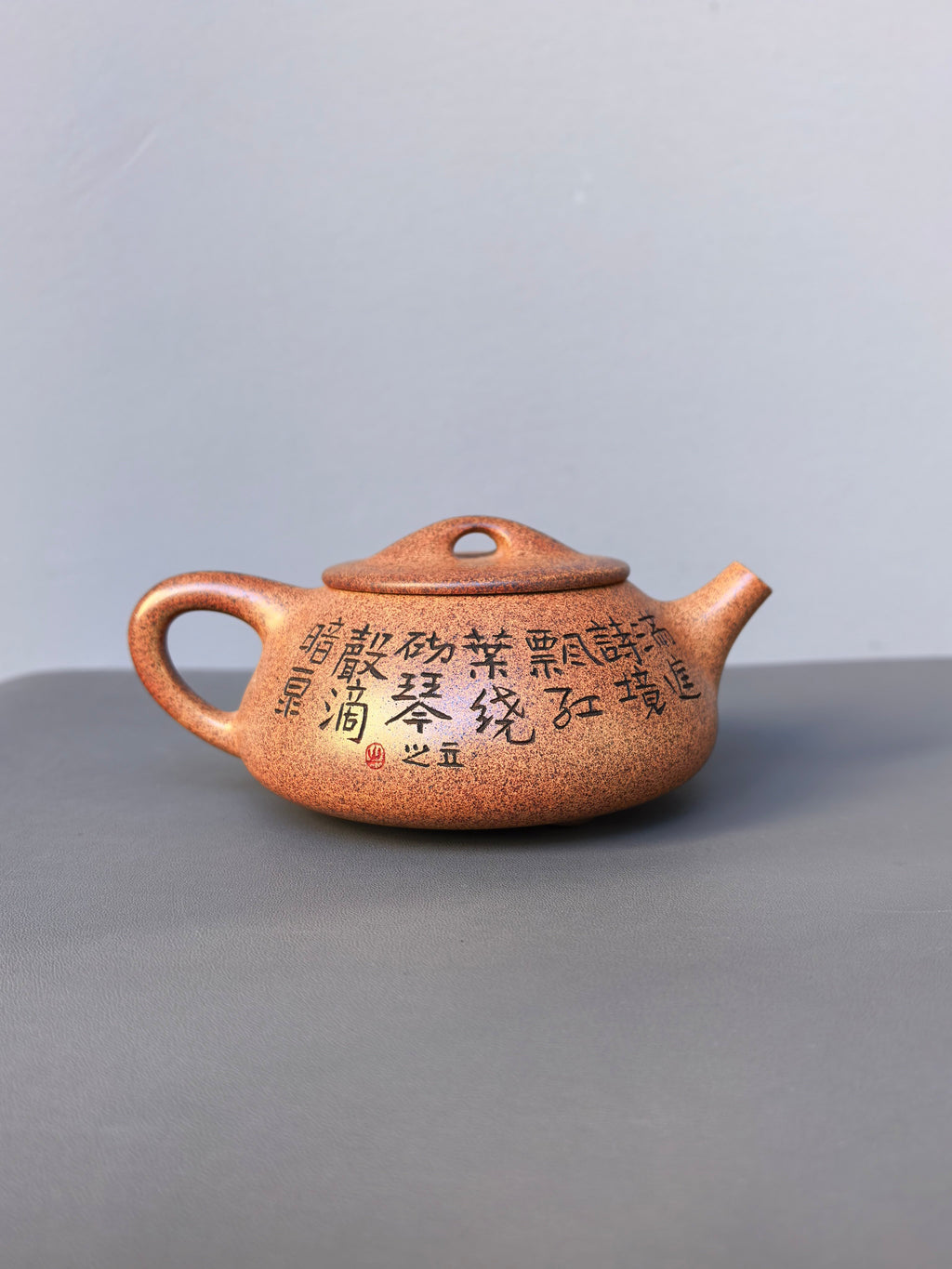 储立之大师｜中国陶瓷艺术终身成就奖获得者｜典藏重器【景舟石瓢壶】原矿优质·古玉金砂·420cc
