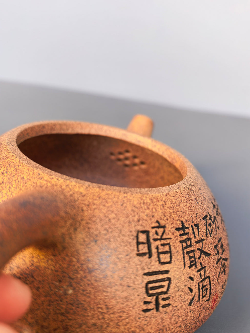 储立之大师｜中国陶瓷艺术终身成就奖获得者｜典藏重器【景舟石瓢壶】原矿优质·古玉金砂·420cc