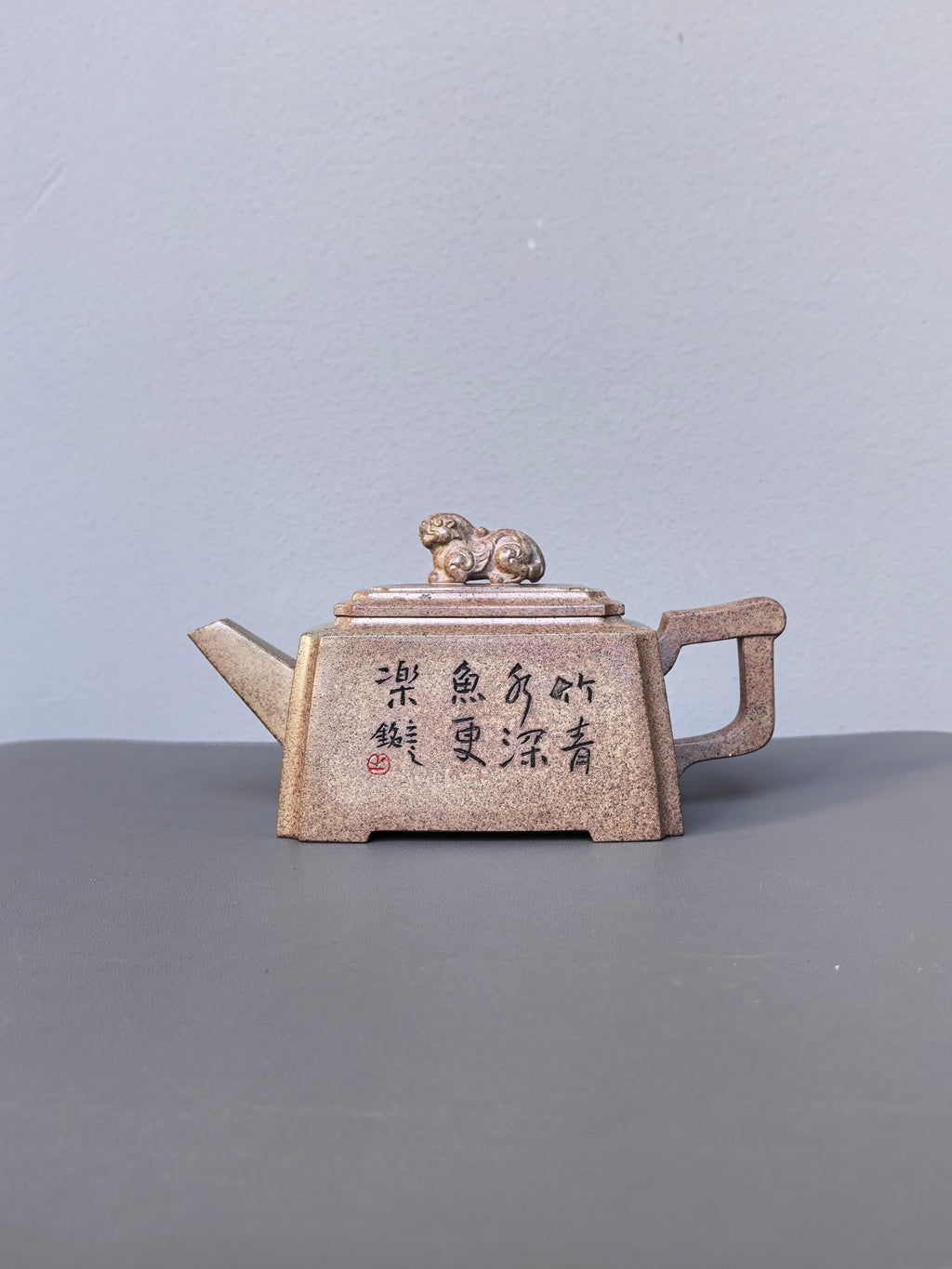 储立之大师｜中国陶瓷艺术终身成就奖获得者｜典藏重器【玉如意壶】原矿优质·蟹壳青·500cc
