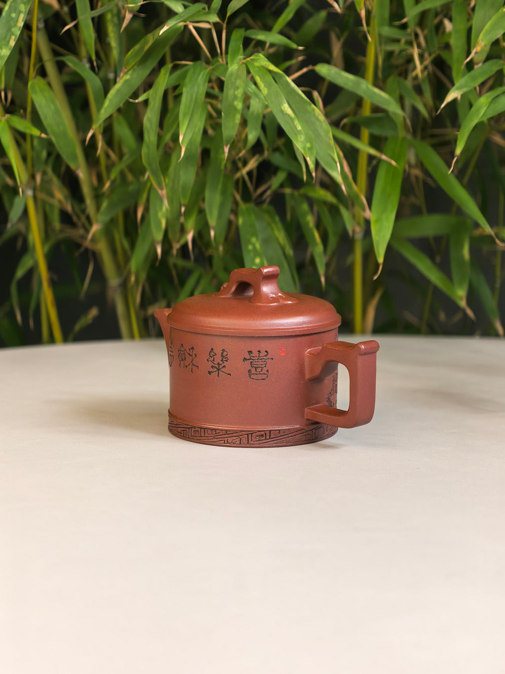 储立之大师｜中国陶瓷艺术终身成就奖获得者｜典藏重器【储氏八式——清泉壶】原矿极品龙血砂 220cc