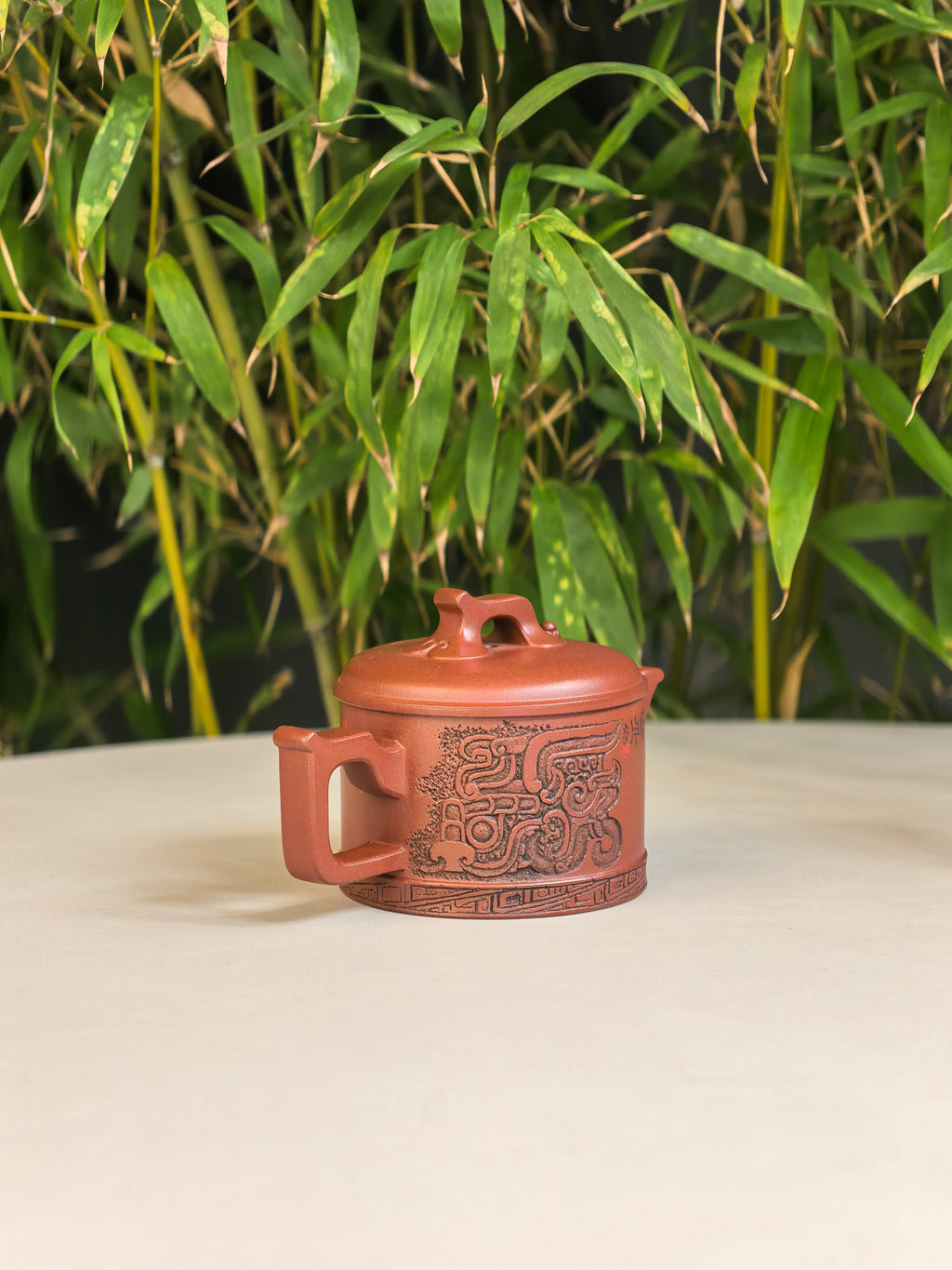 储立之大师｜中国陶瓷艺术终身成就奖获得者｜典藏重器【储氏八式——清泉壶】原矿极品龙血砂 220cc