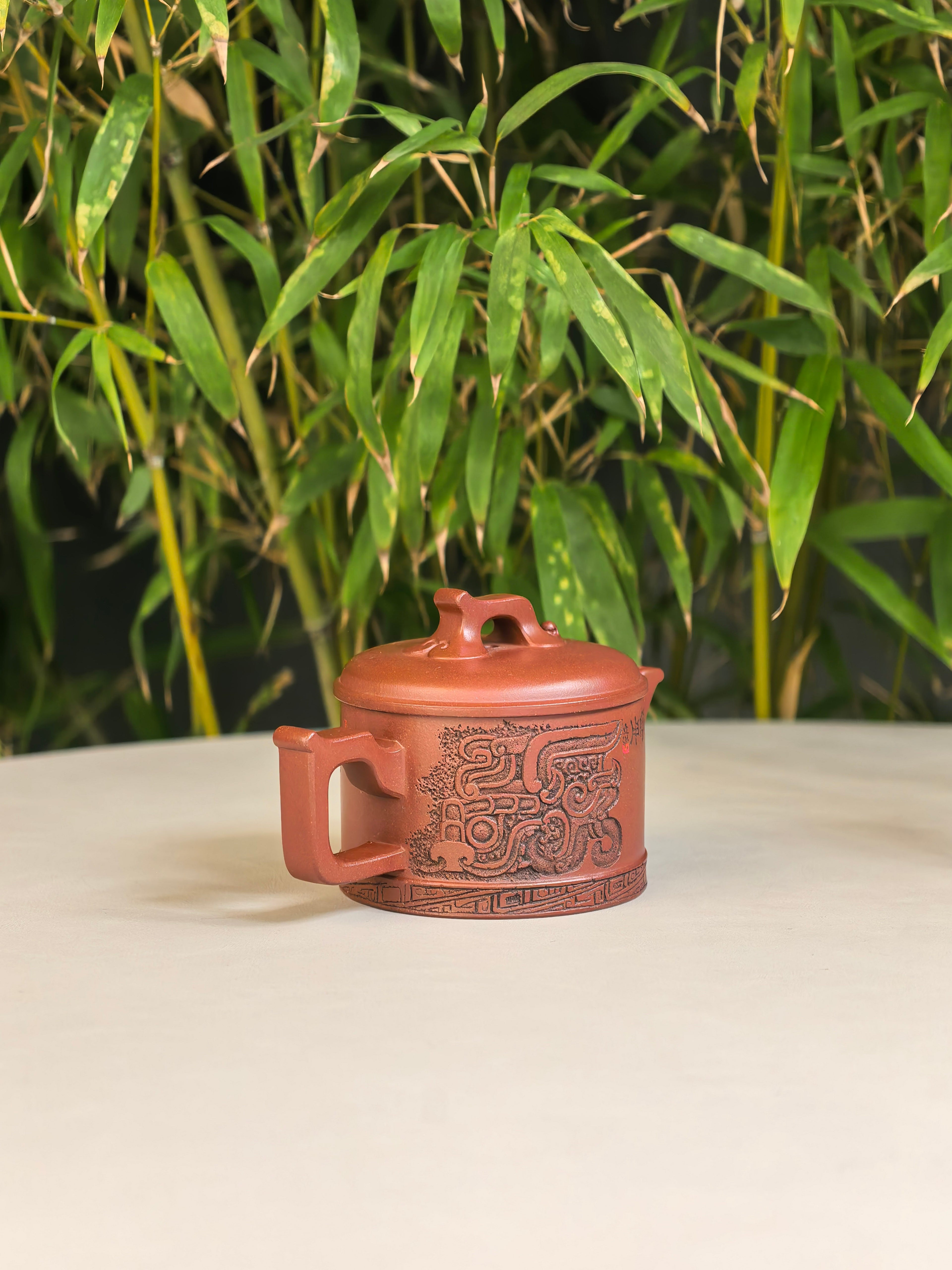 储立之大师｜中国陶瓷艺术终身成就奖获得者｜典藏重器【储氏八式——清泉壶】原矿极品龙血砂 220cc