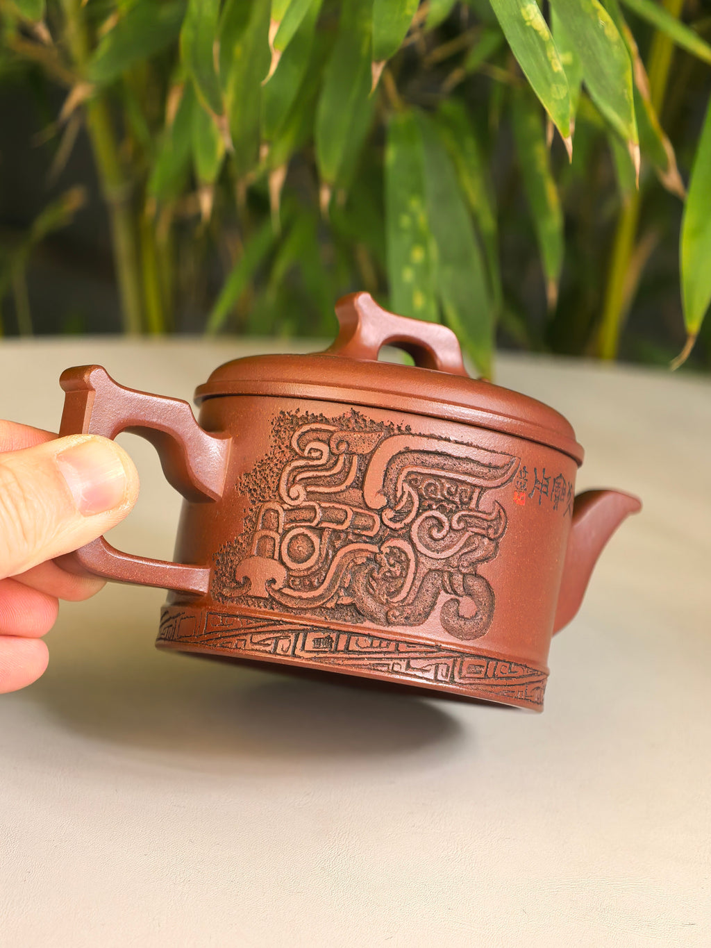 储立之大师｜中国陶瓷艺术终身成就奖获得者｜典藏重器【储氏八式——清泉壶】原矿极品龙血砂 220cc