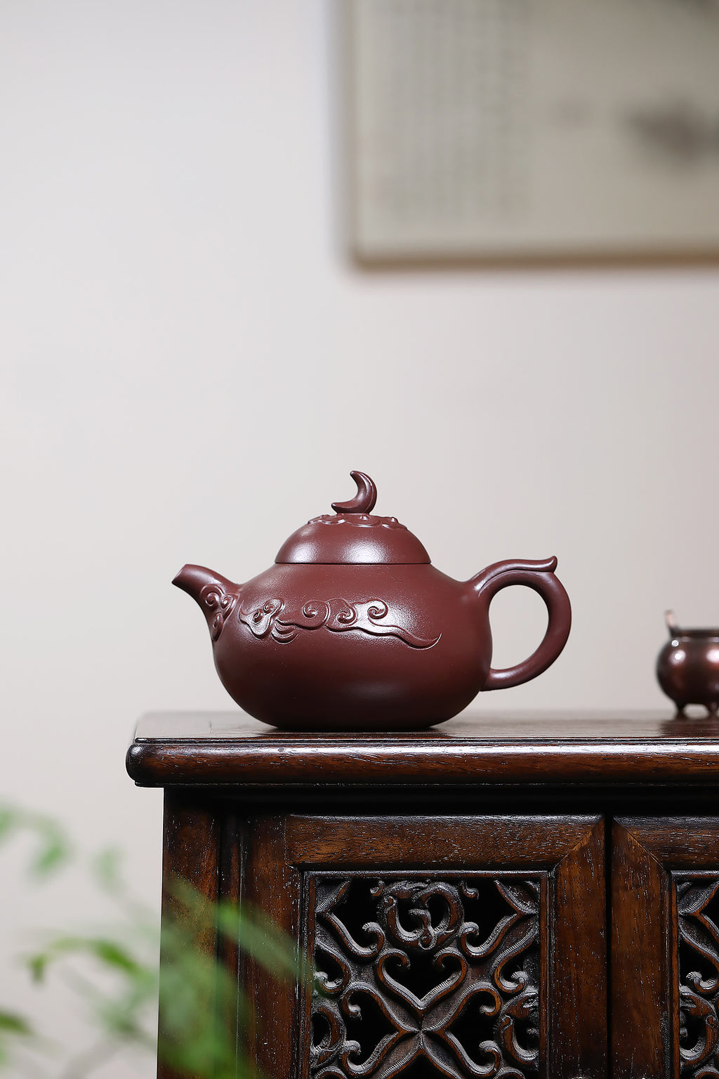 研高经典之：星月菩提 泥料：极品紫泥 容量：400cc 作者：韩小虎 研究员级高级工艺美术师