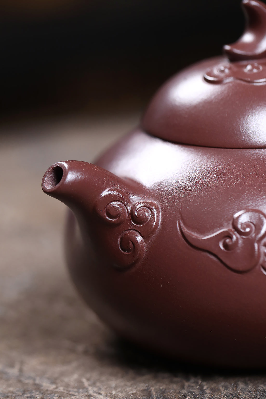 研高经典之：星月菩提 泥料：极品紫泥 容量：400cc 作者：韩小虎 研究员级高级工艺美术师