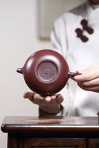 研高经典之：星月菩提 泥料：极品紫泥 容量：400cc 作者：韩小虎 研究员级高级工艺美术师