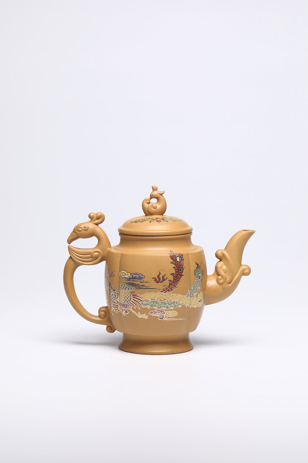 研高经典之：龙凤呈祥 泥料：极品段泥 容量：380cc 作者：韩小虎 研究员级高级工艺美术师
