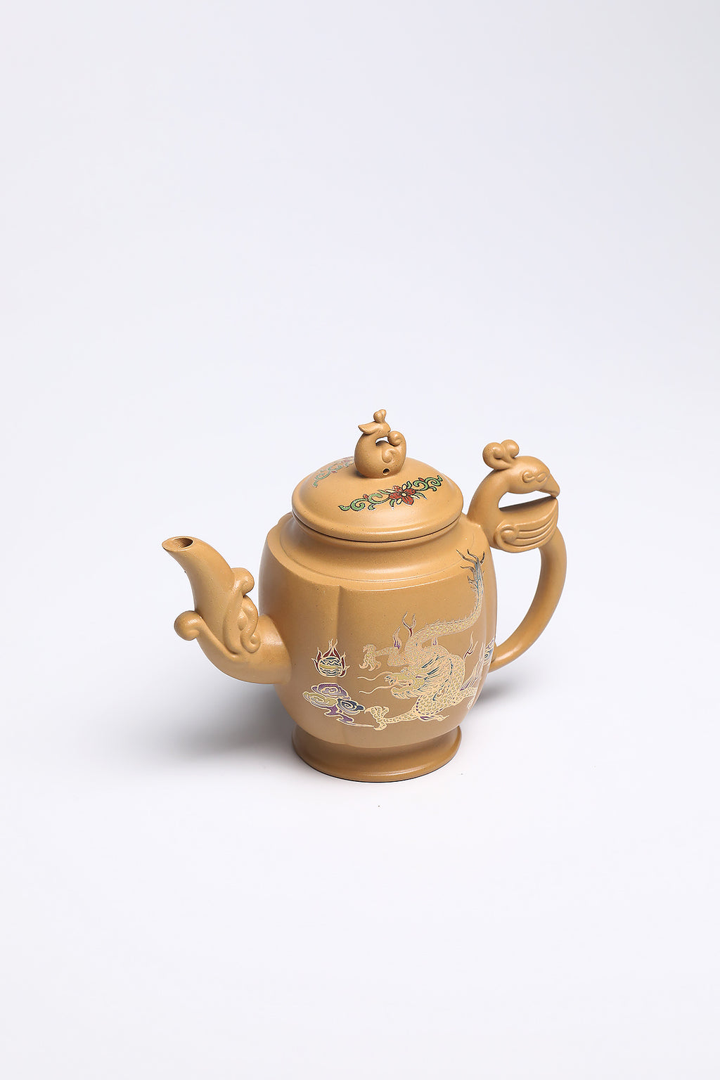 研高经典之：龙凤呈祥 泥料：极品段泥 容量：380cc 作者：韩小虎 研究员级高级工艺美术师