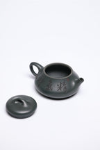 研高经典之作【柱瓢】 泥料 景舟绿泥 容量 300cc 作者：韩小虎 研究员级高级工艺美术师