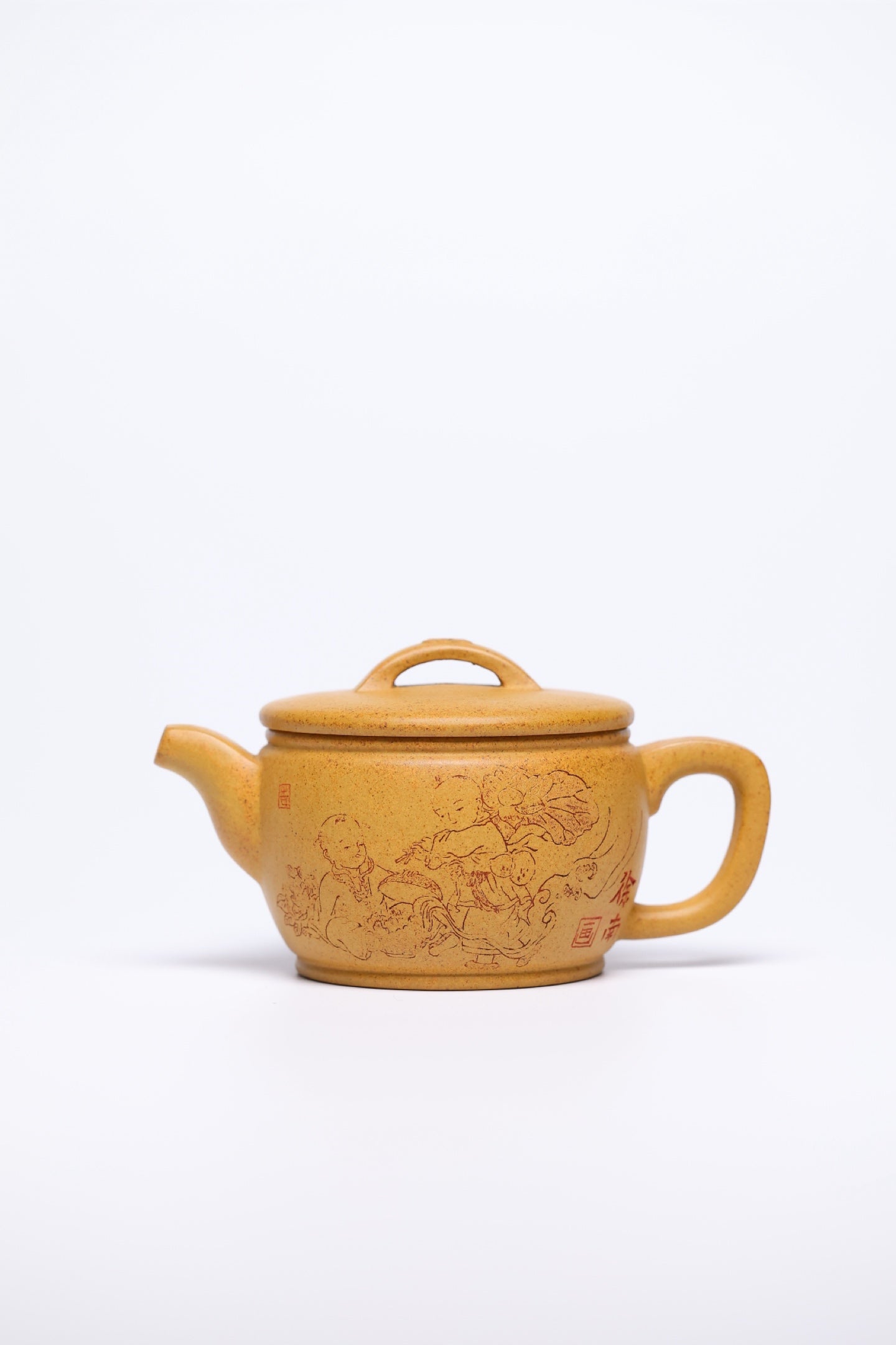 研高经典之作【汉瓦】 泥料：段泥柴烧 容量  330cc 作者：韩小虎 研究员级高级工艺美术师