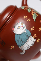 研高经典之作【匏尊】 泥料：极品大红袍 容量：190cc 作者：韩小虎 研究员级高级工艺美术师