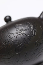 研高经典之作【圆珠】 泥料：极品高黑料 容量：300cc 作者：韩小虎 研究员级高级工艺美术师