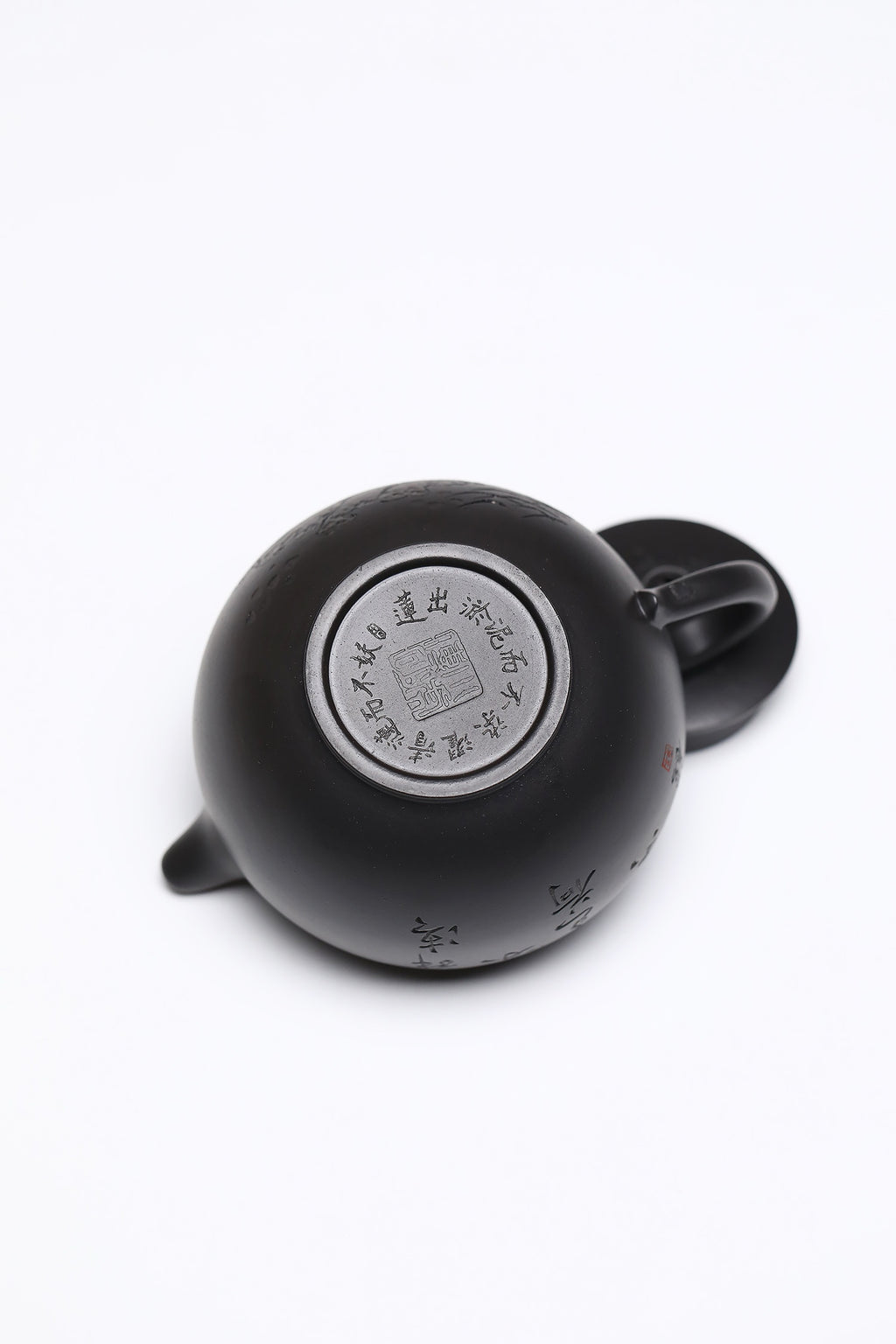 研高经典之作【圆珠】 泥料：极品高黑料 容量：300cc 作者：韩小虎 研究员级高级工艺美术师