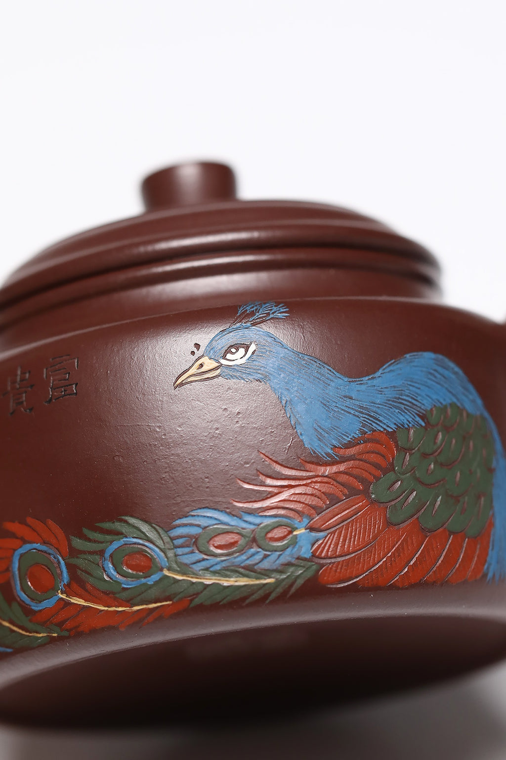 研高经典之作【德中】 泥料：极品紫朱泥 容量：180cc 作者：韩小虎 研究员级高级工艺美术师