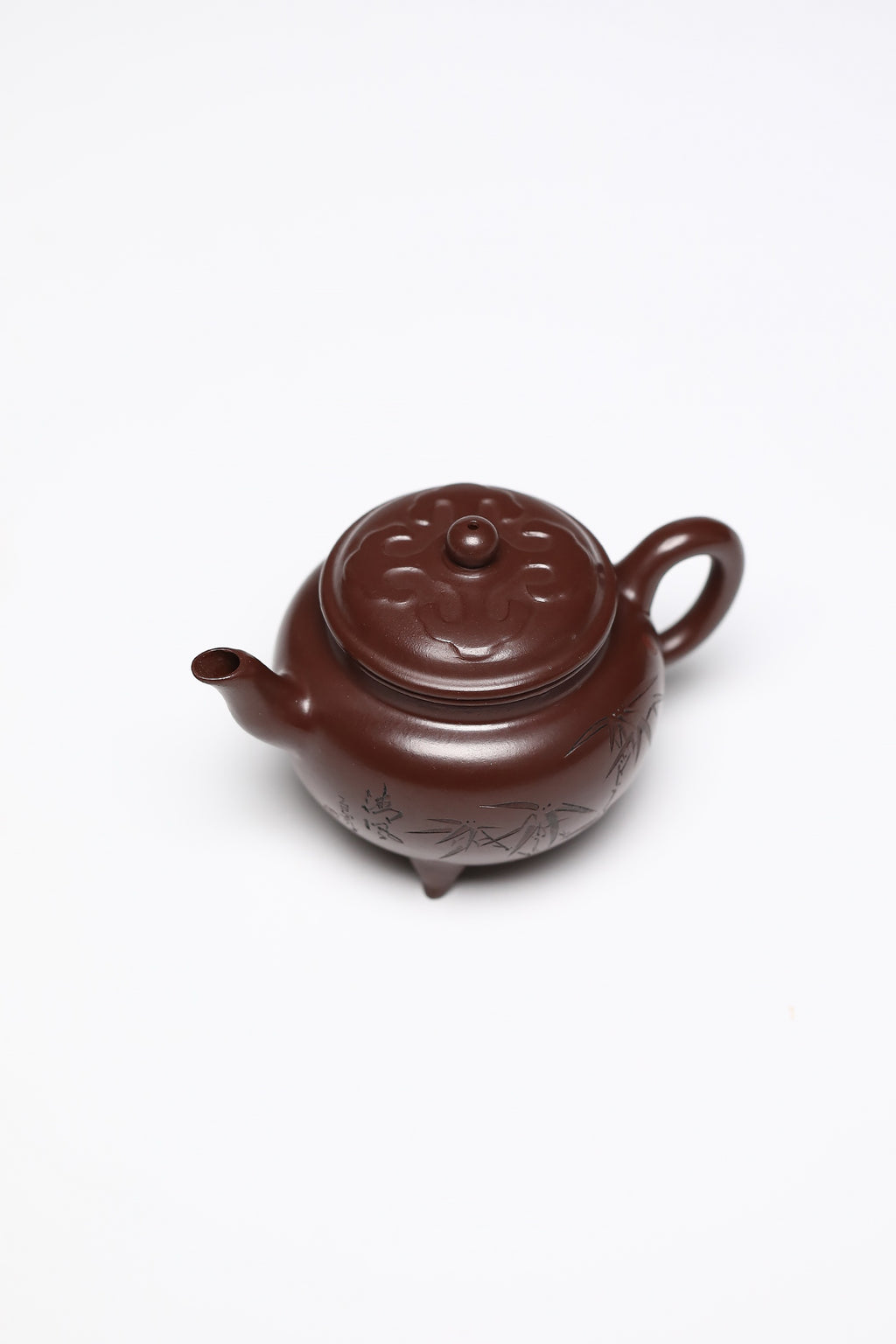 研高经典之作【大彬如意】 泥料：极品紫朱泥 容量：150cc 作者：韩小虎 研究员级高级工艺美术师