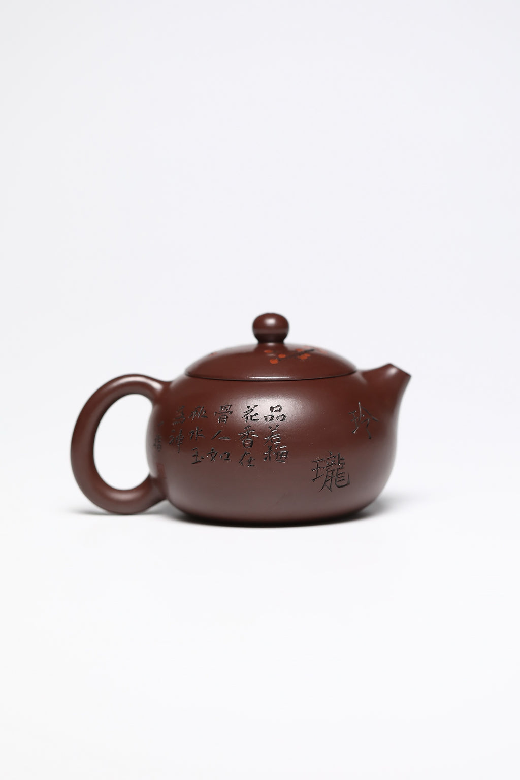 研高经典之作【西施】 泥料：极品紫朱泥 容量：160cc 作者：韩小虎 研究员级高级工艺美术师