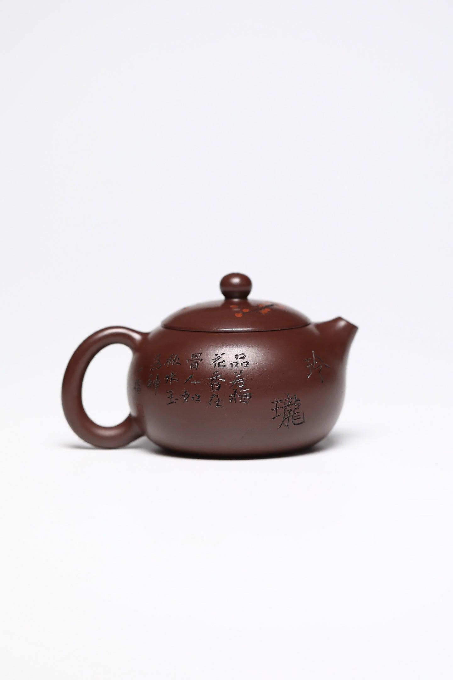 研高经典之作【西施】 泥料：极品紫朱泥 容量：160cc 作者：韩小虎 研究员级高级工艺美术师
