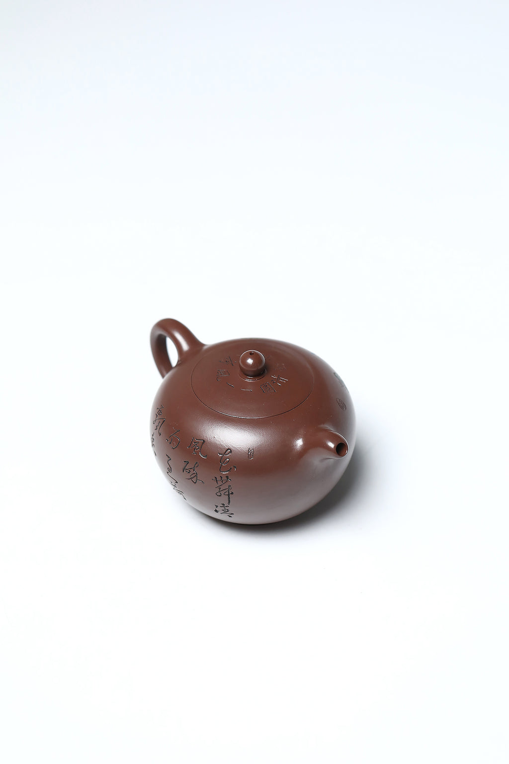 研高经典之作【一粒珠】 泥料：极品紫朱泥 容量：280cc 作者：韩小虎 研究员级高级工艺美术师