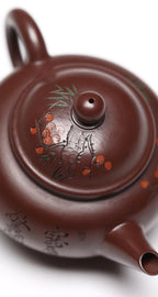 研高经典之作【水平】 泥料：极品紫朱泥 容量：150cc 作者：韩小虎 研究员级高级工艺美术师
