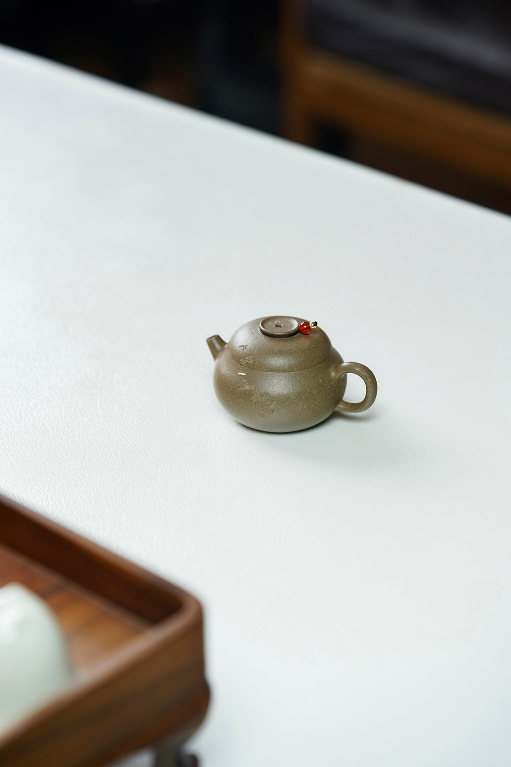 慕古小巨轮·精品把玩器·75cc 独家设计 手工编钮 描银钉 灵动精巧 全手琢砂