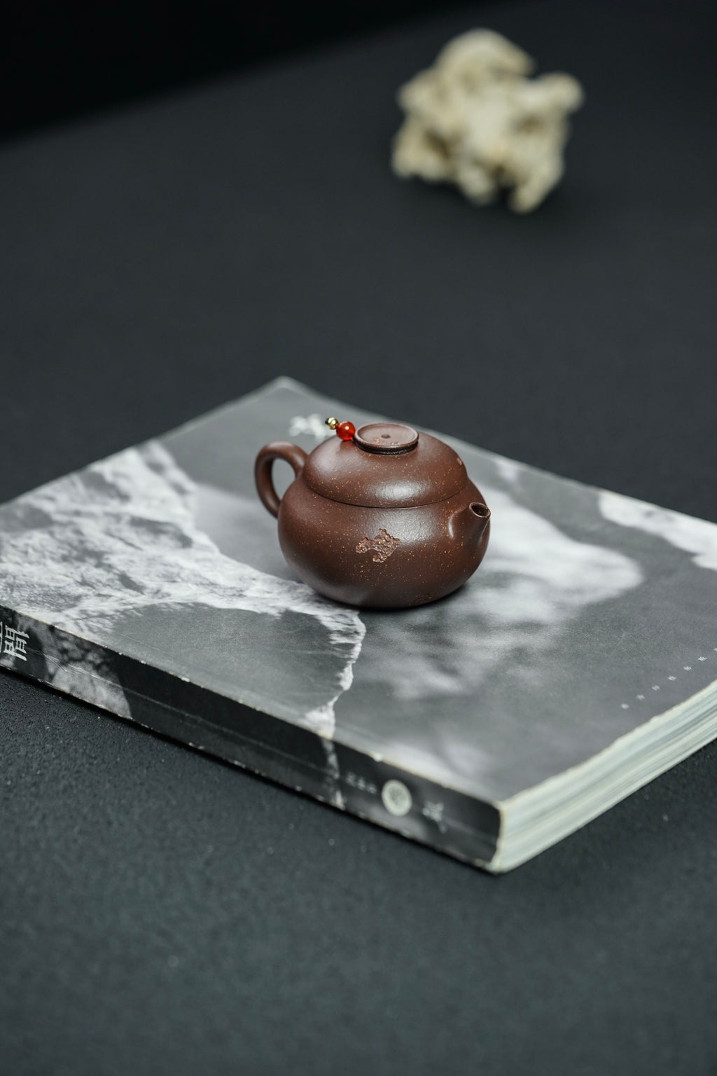 慕古小巨轮·精品把玩器·75cc 独家设计 手工编钮 描银钉 灵动精巧 全手琢砂