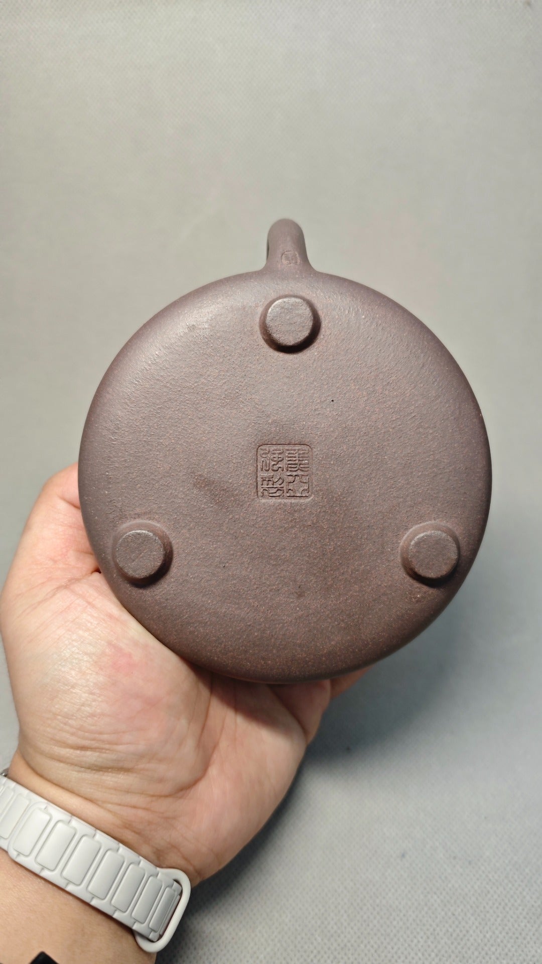 证书全配套 【子冶石瓢】制壶：焦亚强   (国家级工艺美术师) 泥料：原矿青段泥 320cc内推球孔