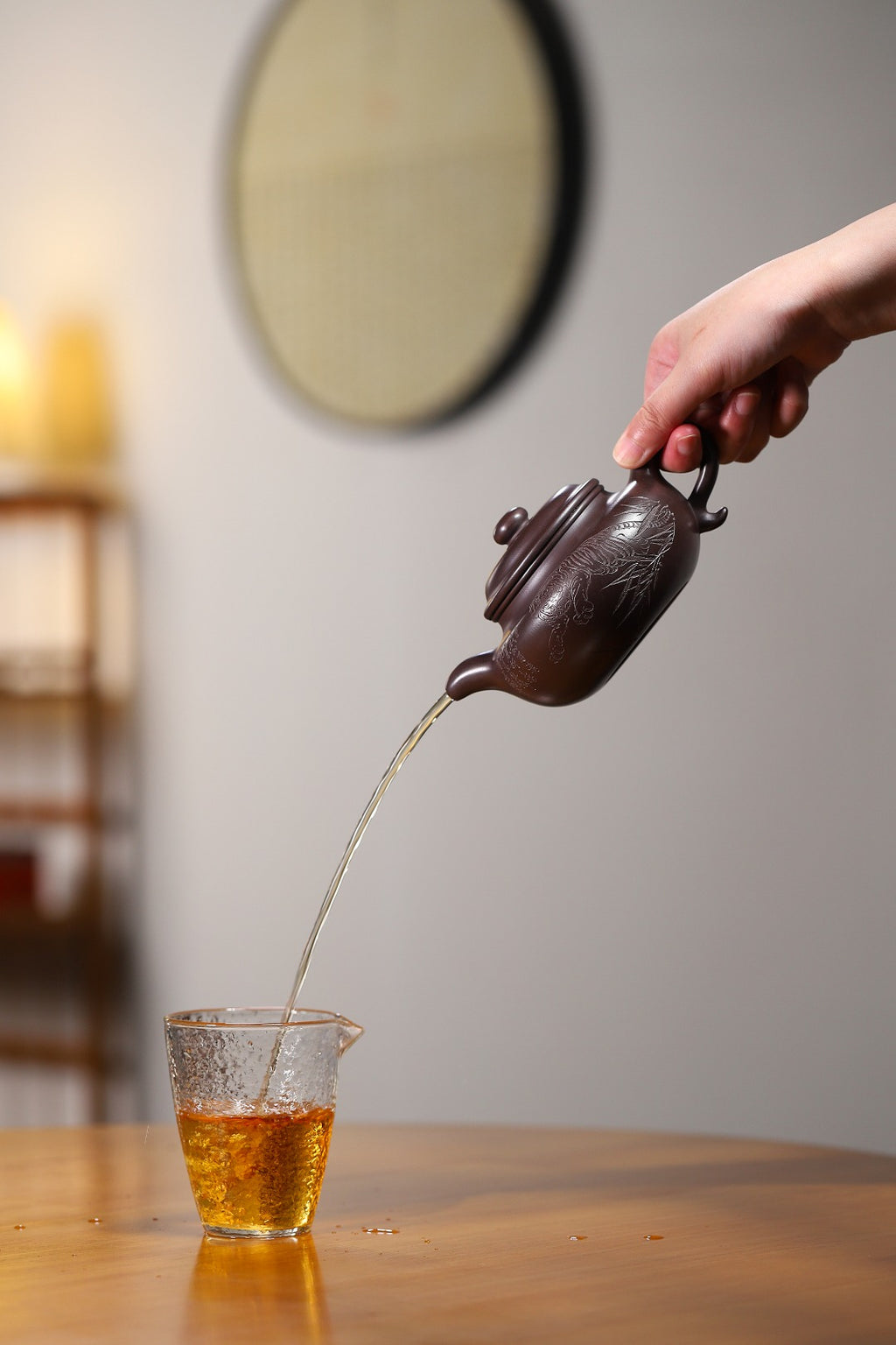 【仿古】 泥料：原矿紫茄泥 容量：380cc  孔数：14孔