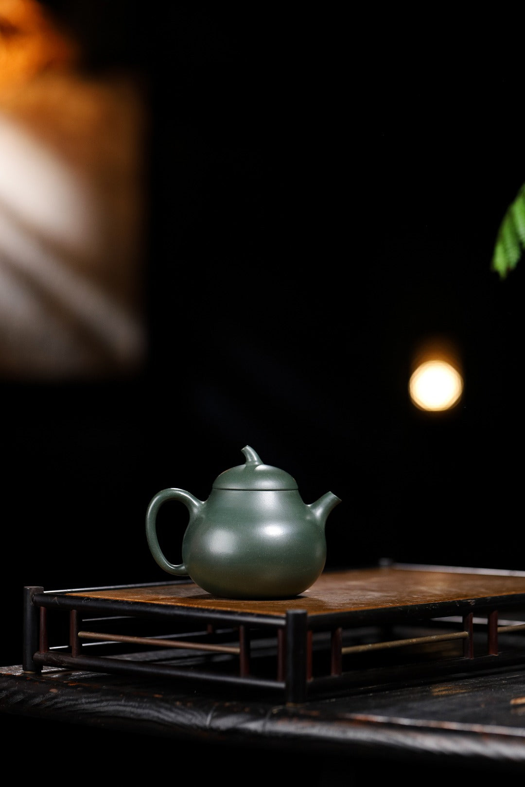 【茄段】 泥料：原矿绿泥 容量：200cc 孔数：7孔