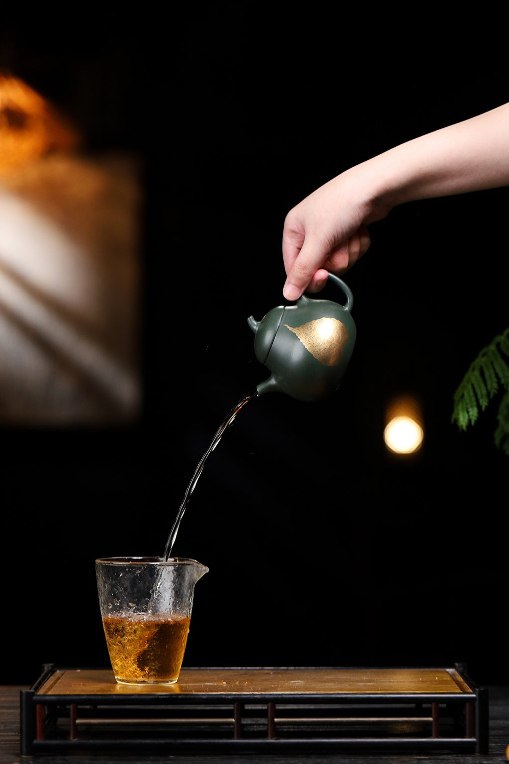 【茄段】 泥料：原矿绿泥 容量：200cc 孔数：7孔