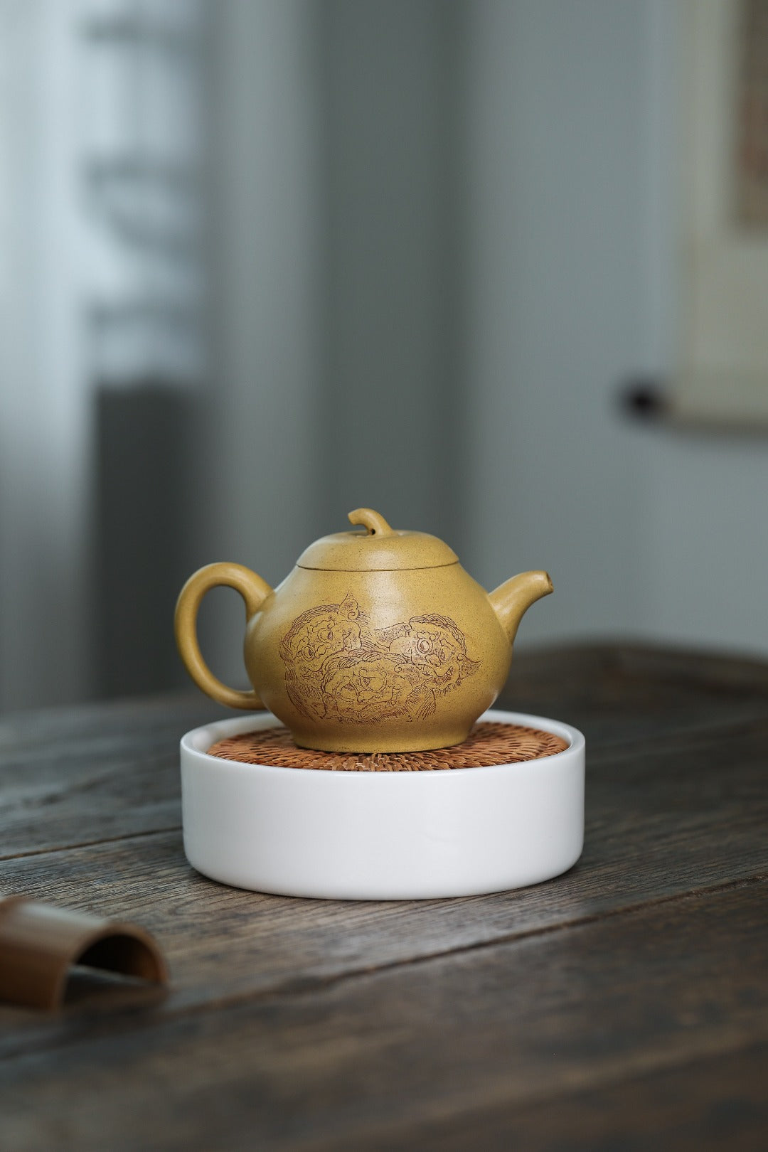 【名称】茄瓜 【容量】200cc 【泥料】原矿老段泥 【作者】许响新（国家级助理工艺美术师）