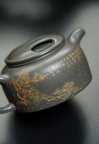 储立之大师｜中国陶瓷艺术终身成就奖获得者｜典藏重器【牛盖莲子壶】原矿优质·储氏雪花青·220cc