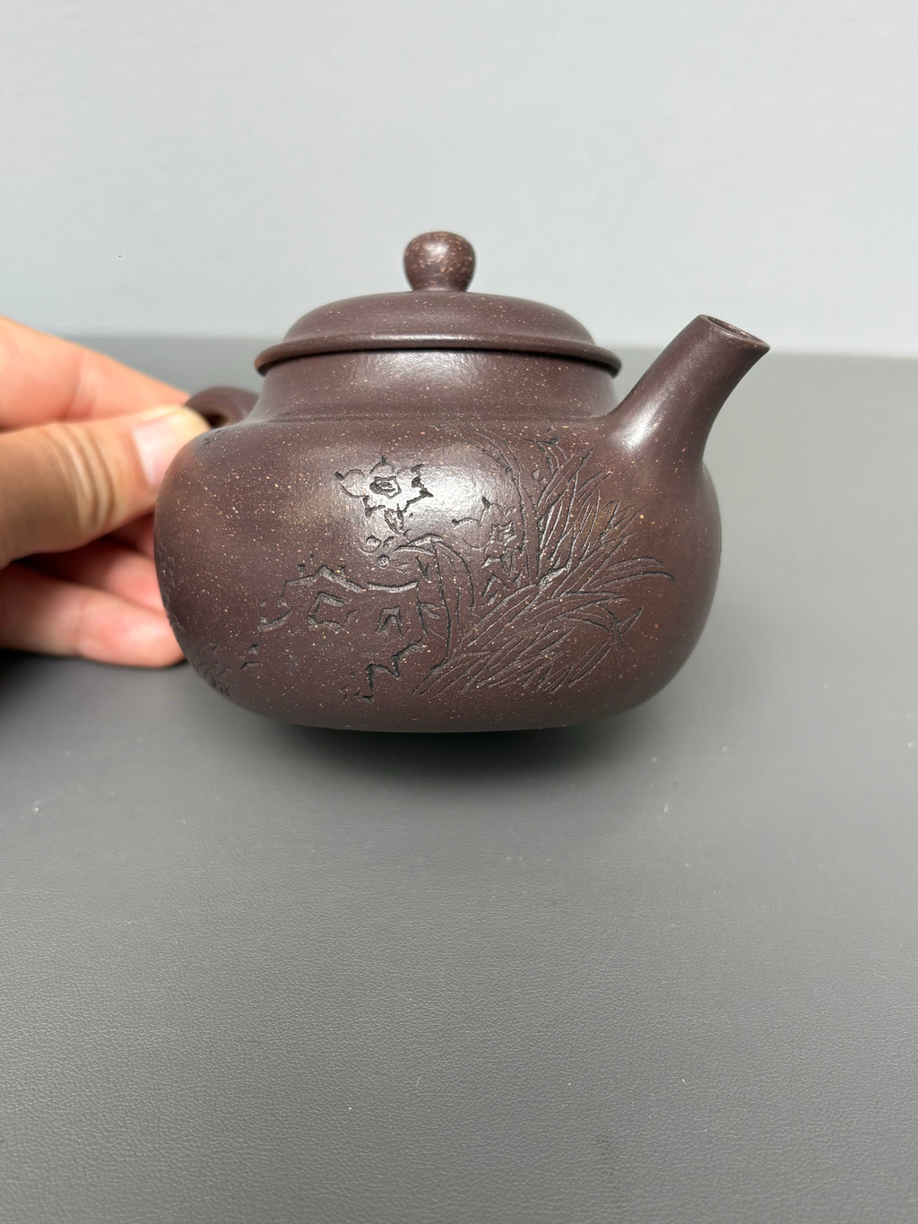 储立之大师｜中国陶瓷艺术终身成就奖获得者｜典藏重器【永福莲子】原矿优质紫玉金砂 320cc
