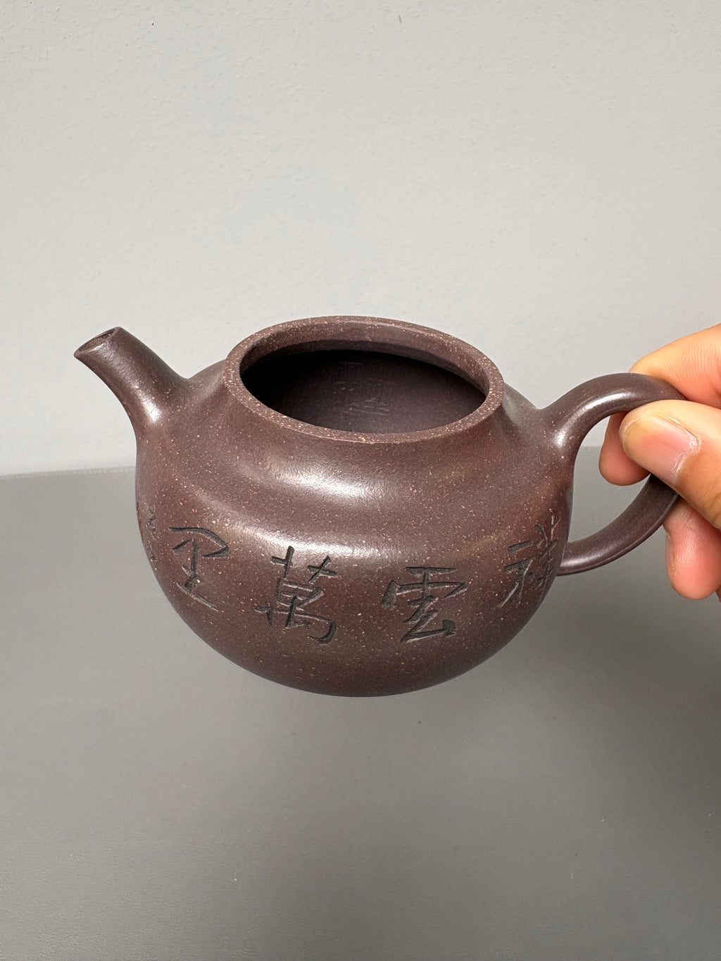 储立之大师｜中国陶瓷艺术终身成就奖获得者｜典藏重器【永福莲子】原矿优质紫玉金砂 320cc